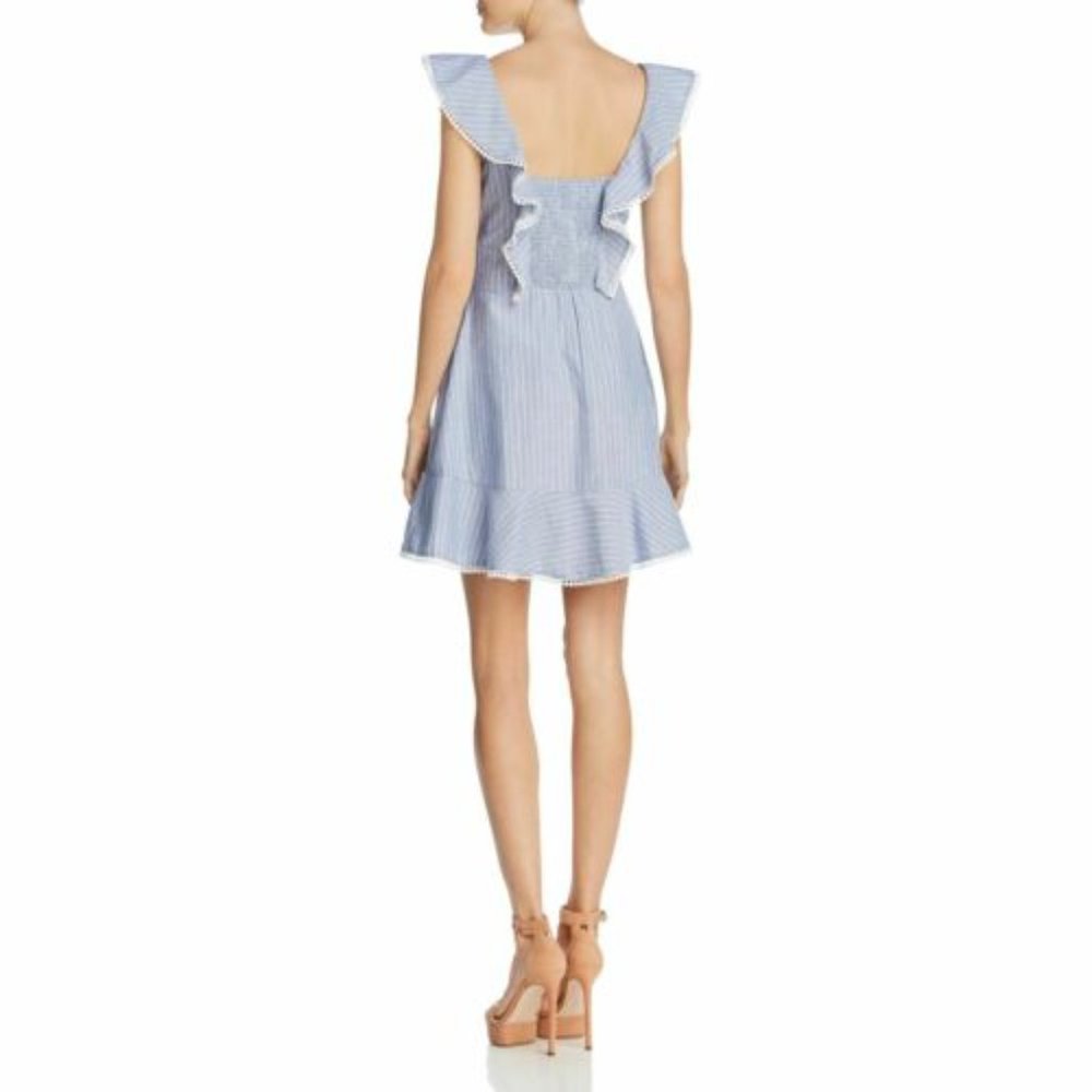 Lucy Paris Hillary Ruffled Striped Dress - Picture 4 of 6
